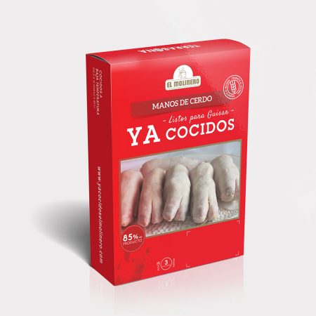 Manos de cerdo. Listas para guisar. Ya Cocidos El Molinero