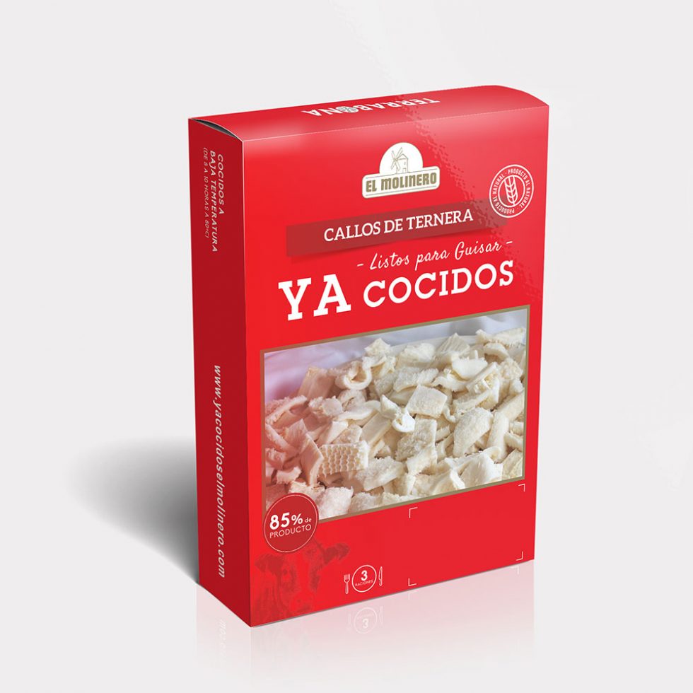 Callos de ternera. Listos para guisar. Ya Cocidos El Molinero.