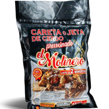 Careta o Jeta de Cerdo El Molinero. Producto precocinado. Disponible en nuestra tienda online.