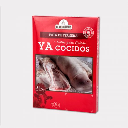 Pata de ternera cocida. Listo para guisar. Ya Cocidos El Molinero.