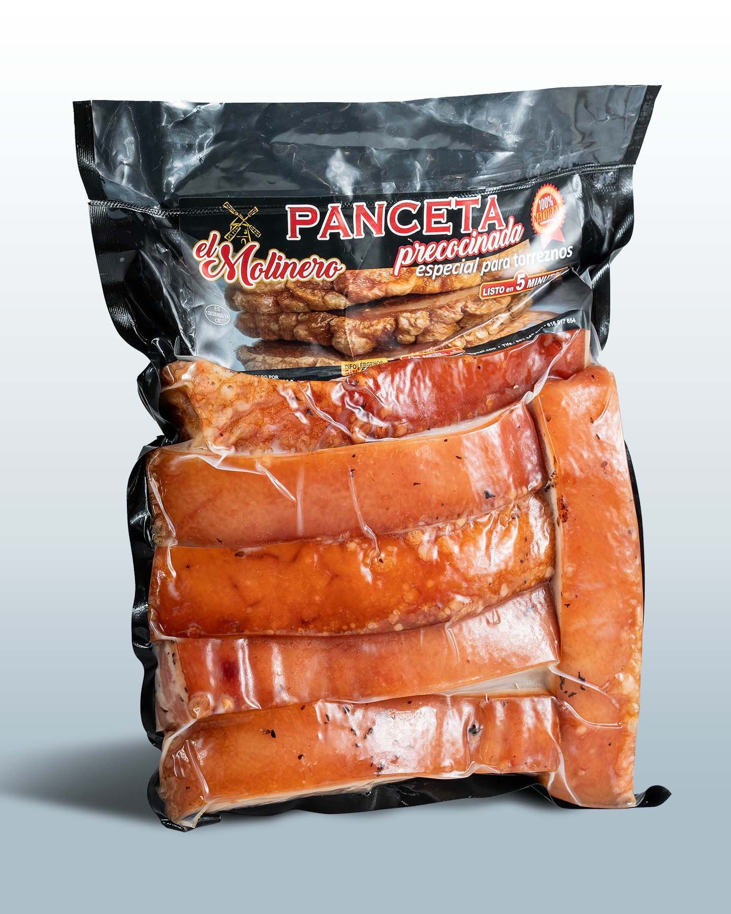 Panceta El Molinero. Producto precocinado especial para torreznos. Disponible online